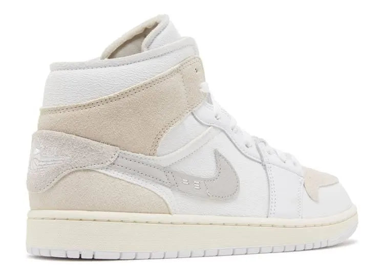 Air Jordan 1 Mid Craft White Sail - HIDEOUT