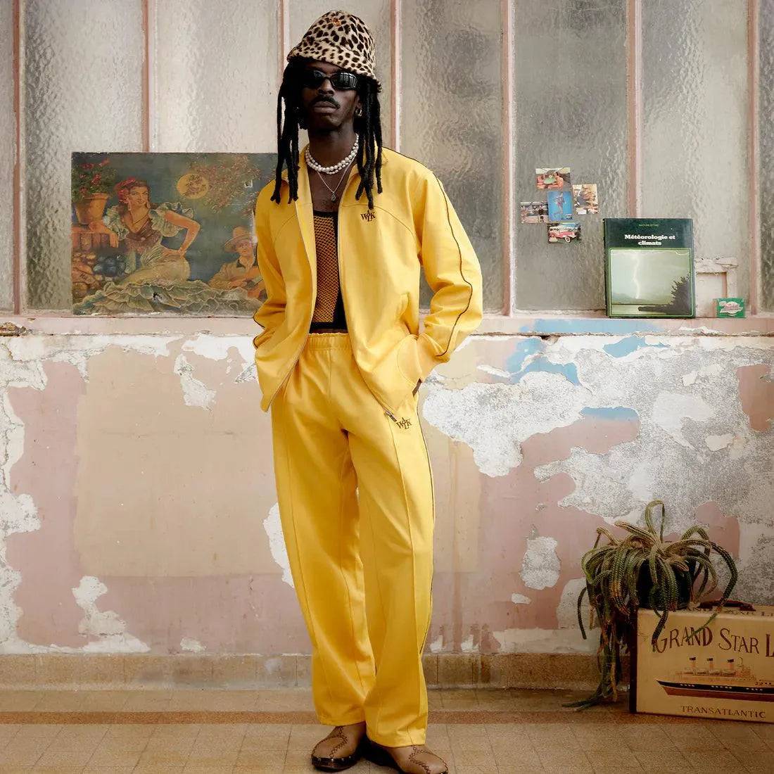 LA VESTE DE JOGGING JAUNE - HIDEOUT