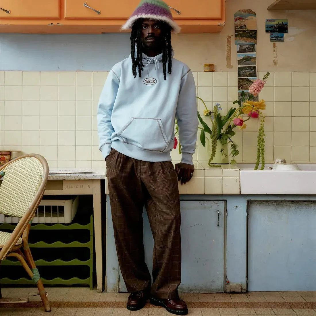 LE HOODIE BLEU GIVRÉ - HIDEOUT