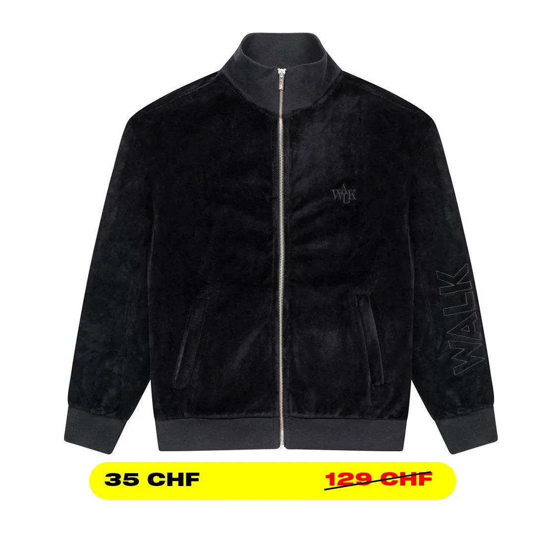WALK IN PARIS SCHWARZE SAMTJACKE
