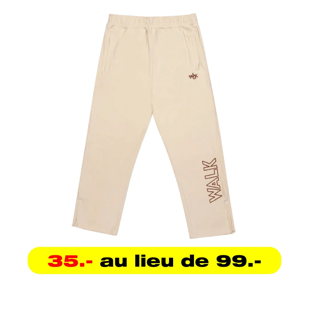 WALK IN PARIS JOGGING VELOURS BEIGE - HIDEOUT