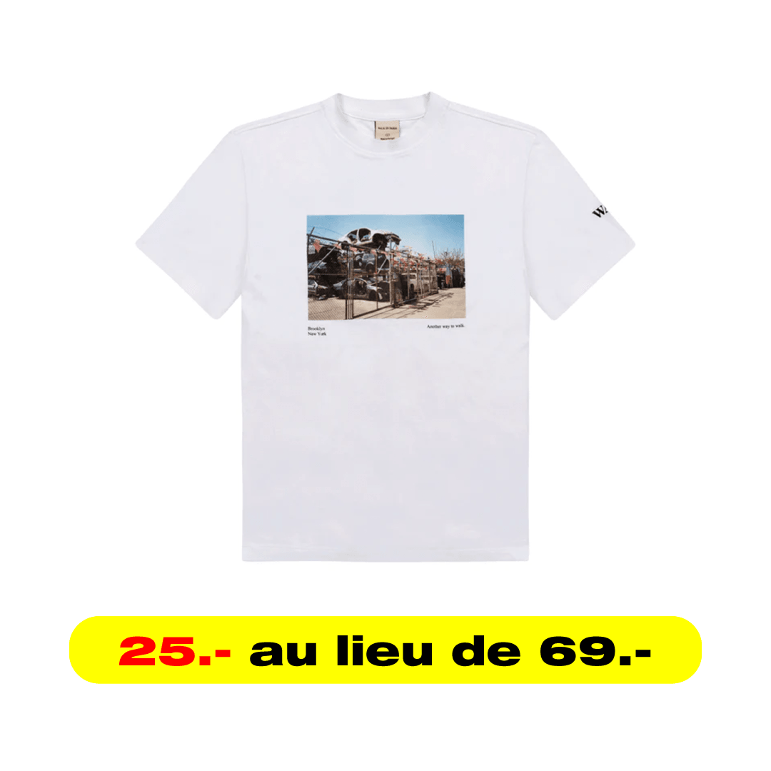 WALK IN PARIS T-SHIRT BLANC NYC - HIDEOUT