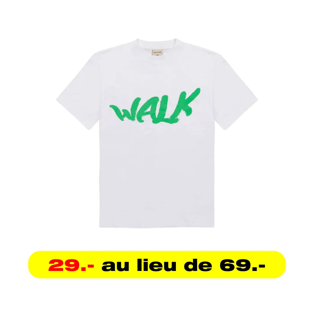 WALK IN PARIS T-SHIRT GRAFFITI BLANC - HIDEOUT