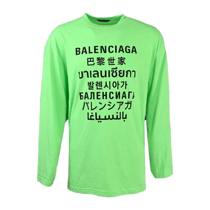 Balenciaga Longsleeve Vert - HIDEOUT