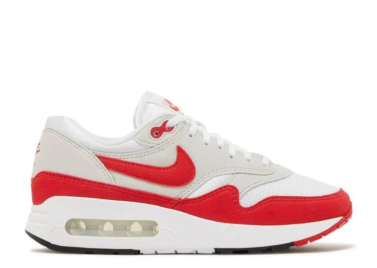 Nike air max 1 blanc et rouge best sale