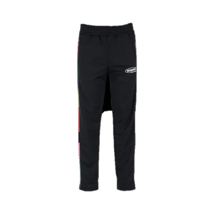 Palm Angels Missoni Pantalon Noir - HIDEOUT