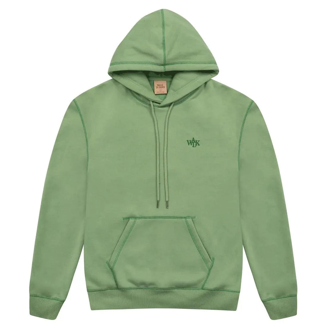 WALK IN PARIS HOODIE SURJET VERT - HIDEOUT