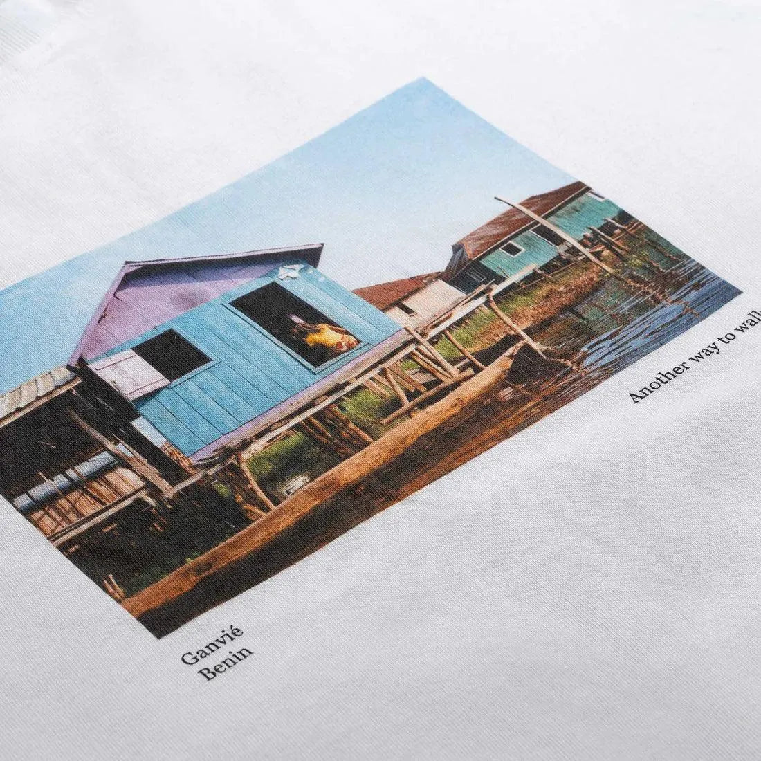 WALK IN PARIS T-SHIRT BLANC BENIN - HIDEOUT
