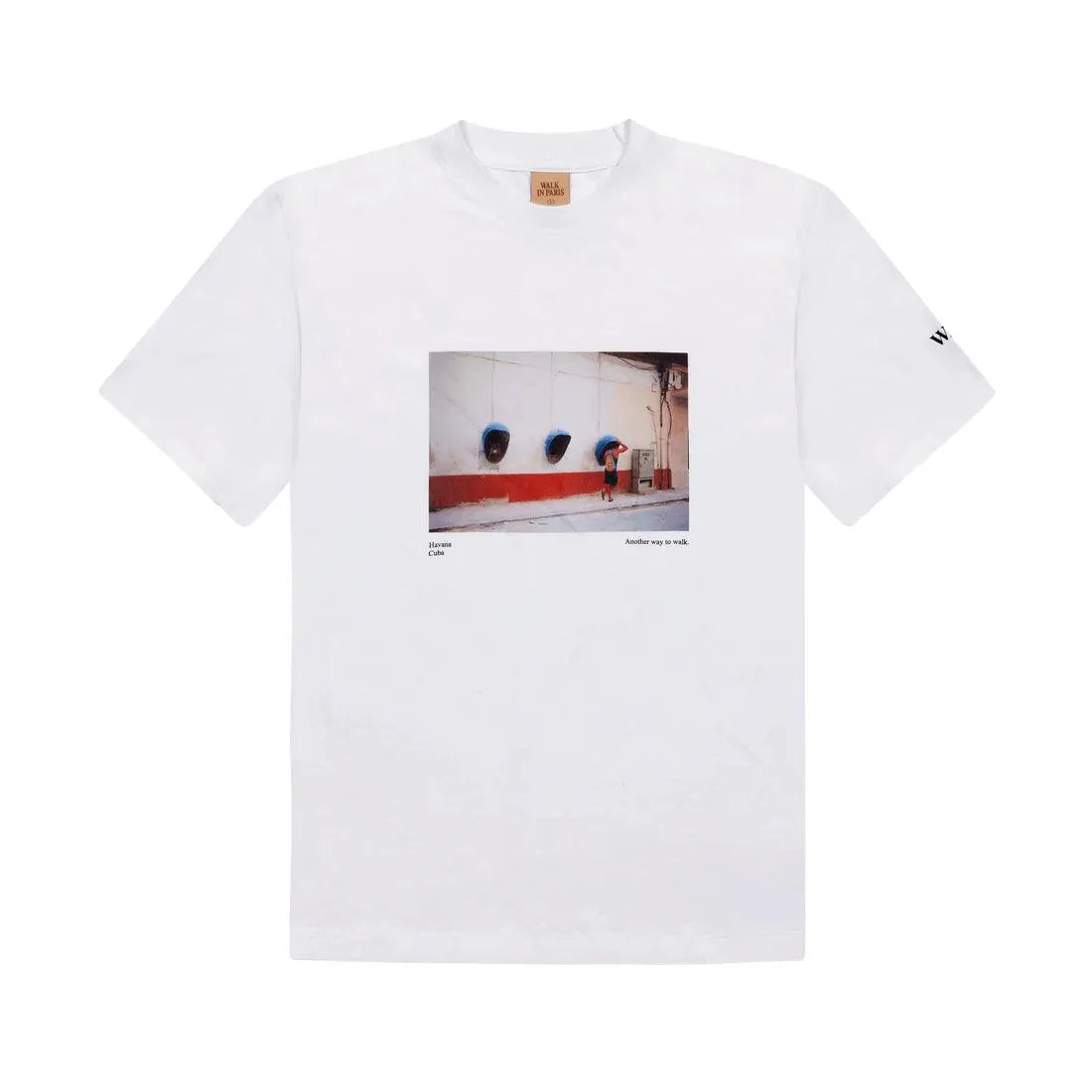 WALK IN PARIS T-SHIRT BLANC CUBA - HIDEOUT