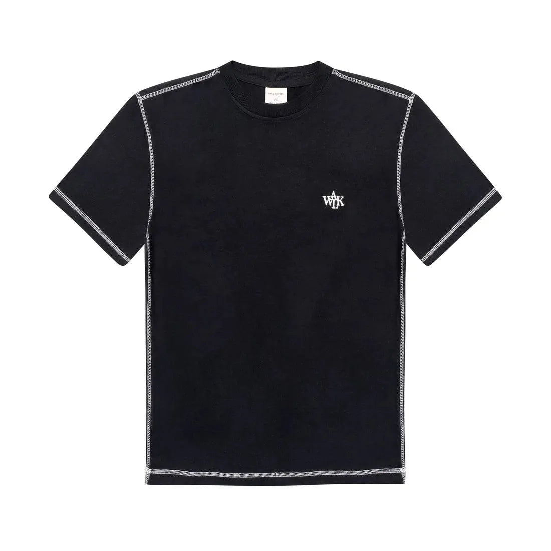WALK IN PARIS T-SHIRT SURJET NOIR - HIDEOUT