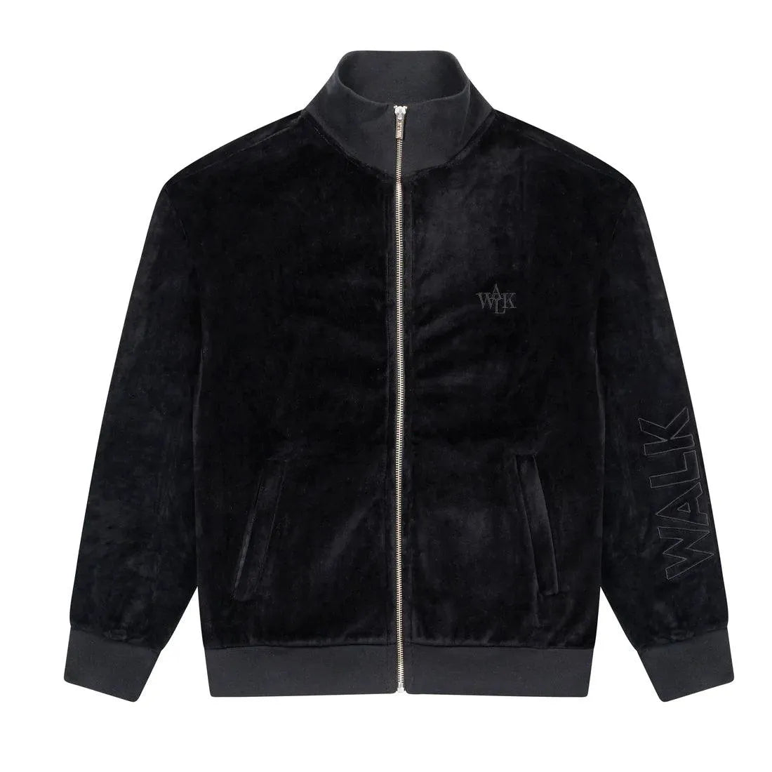 WALK IN PARIS VESTE VELOURS NOIR - HIDEOUT