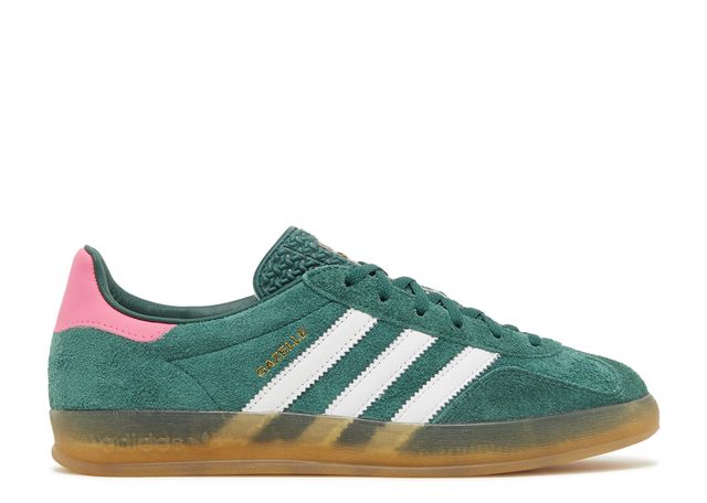 Adidas Gazelle Indoor Green Lucid Pink (W)