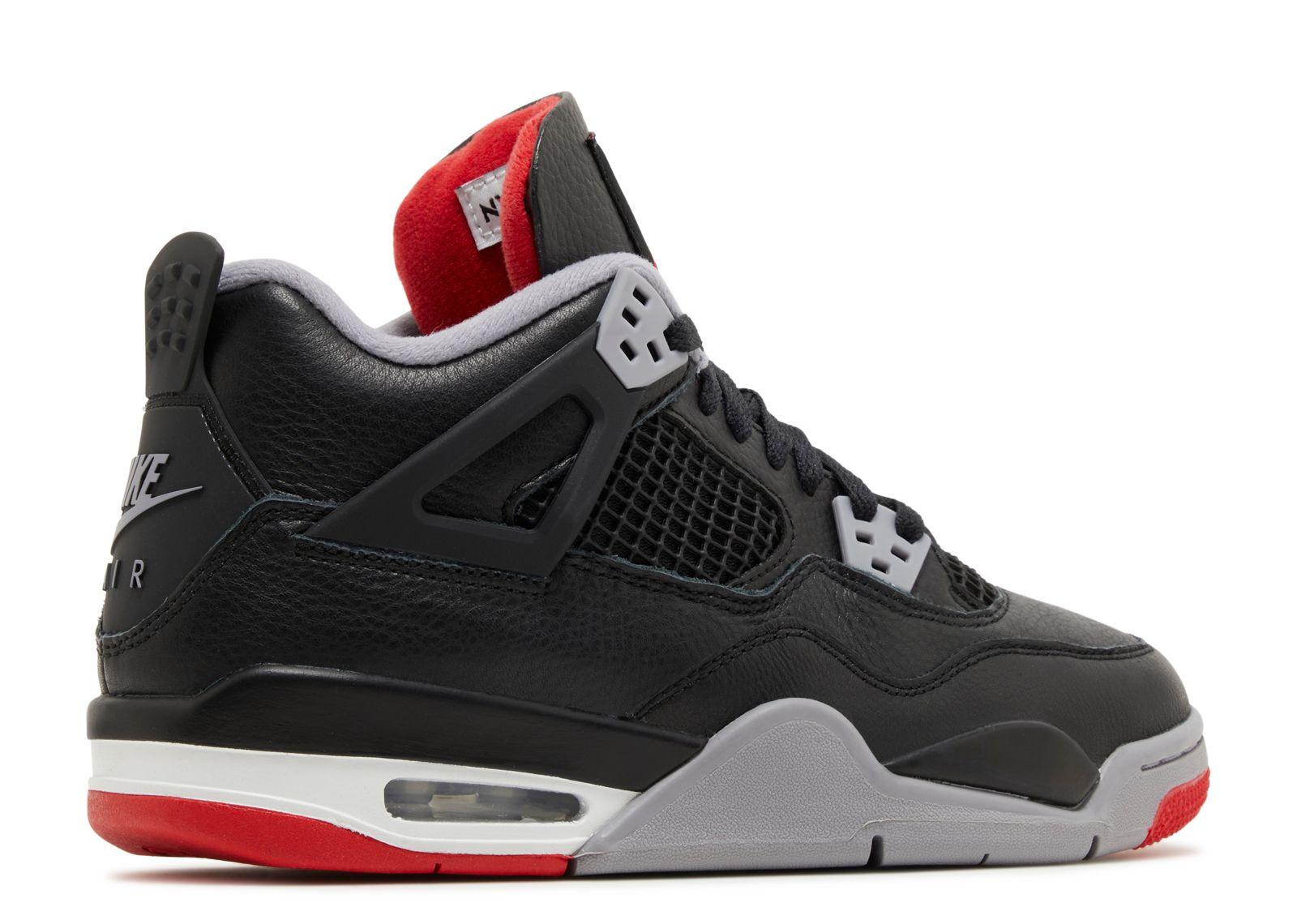 Air Jordan 4 Retro Bred Reimagined (GS) - HIDEOUT