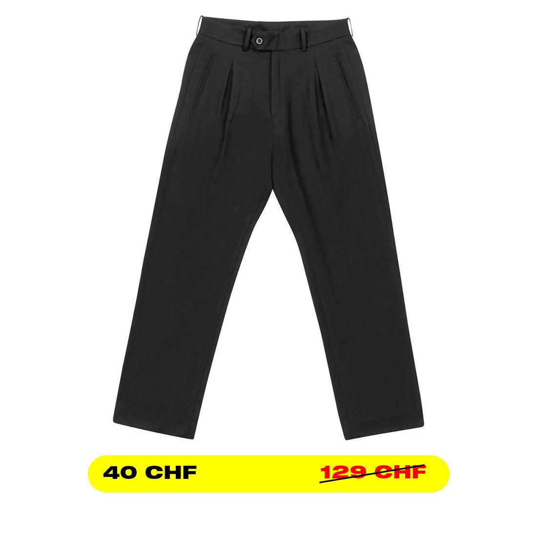 WALK IN PARIS PANTALON DE COSTARD NOIR