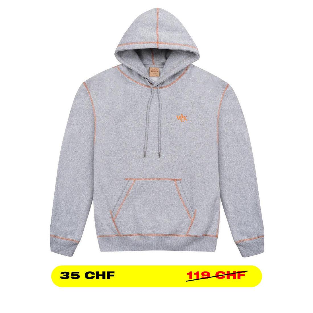 WALK IN PARIS HOODIE OVERJET GRAU