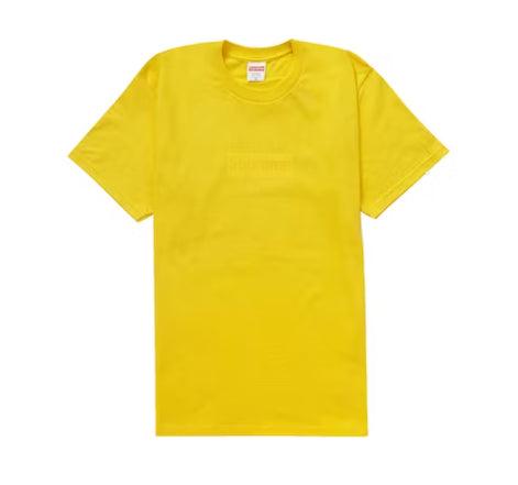 Supreme Supreme Tee Tonal Box Logo Yellow - HIDEOUT