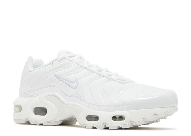 Nike Air Max Plus White Metallic Silver (GS)