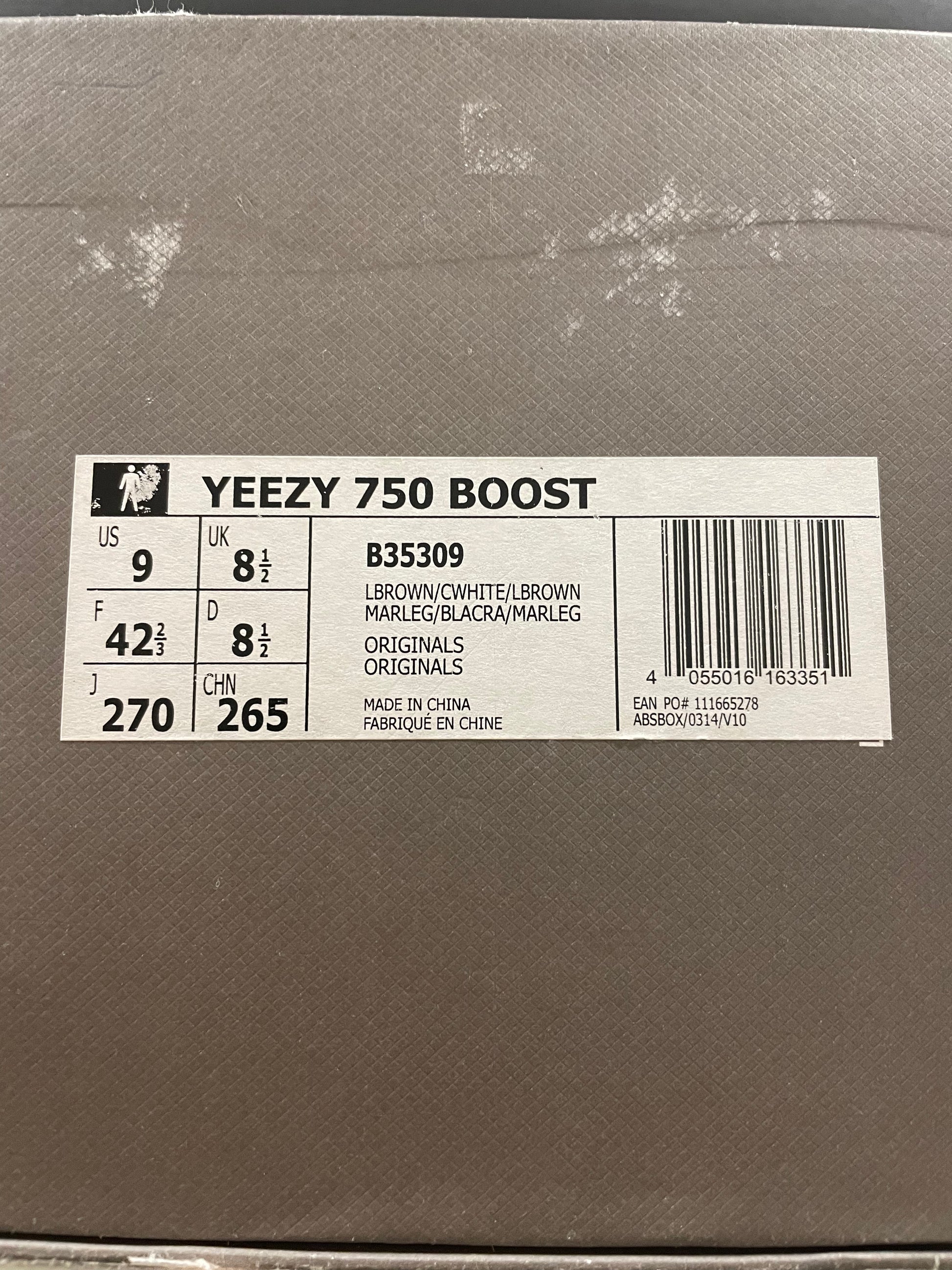 Yeezy 750 OG Light Brown (Signed by Kanye West) - HIDEOUT