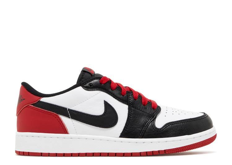 Air Jordan 1 Low Black Toe (GS) - HIDEOUT