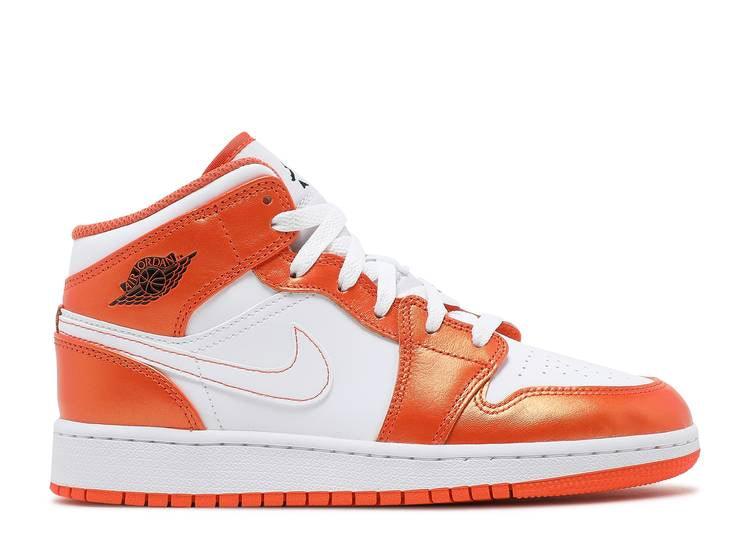 Air Jordan 1 Mid Electro Orange (GS) - HIDEOUT