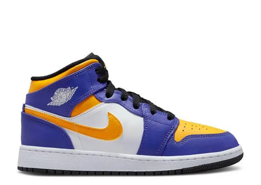 Air Jordan 1 Mid Lakers (GS) - HIDEOUT