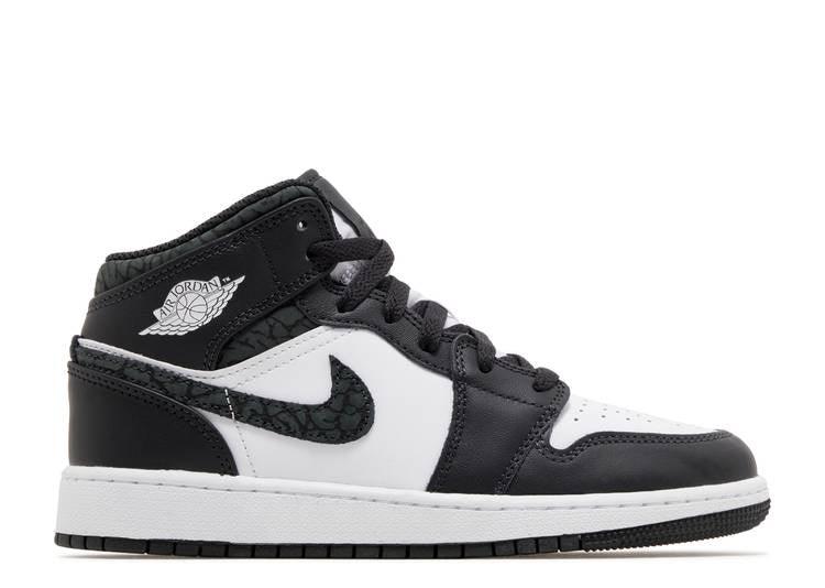 Air Jordan 1 Mid Panda Elephant (GS) - HIDEOUT