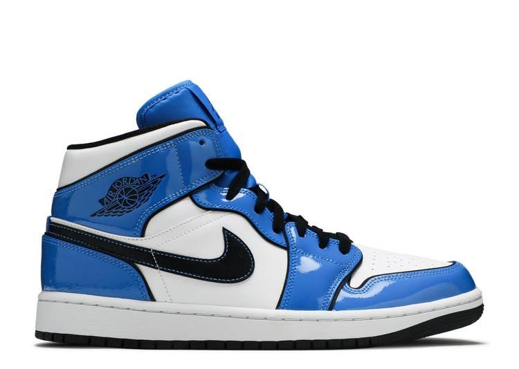 Air Jordan 1 Mid Signal Blue - HIDEOUT