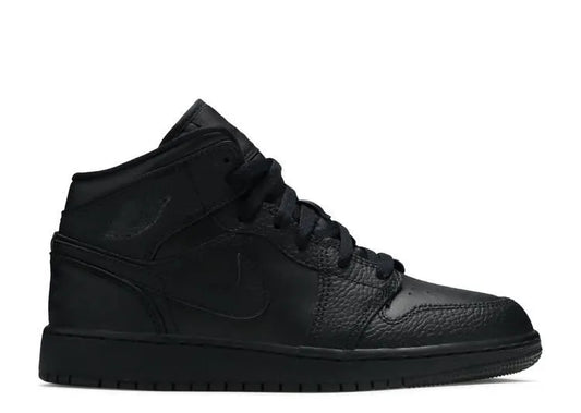 Air Jordan 1 Mid Triple Black (GS) - HIDEOUT