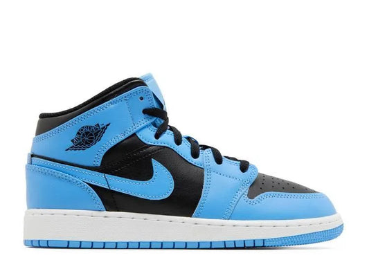 Air Jordan 1 Mid University Blue Black (GS) - HIDEOUT
