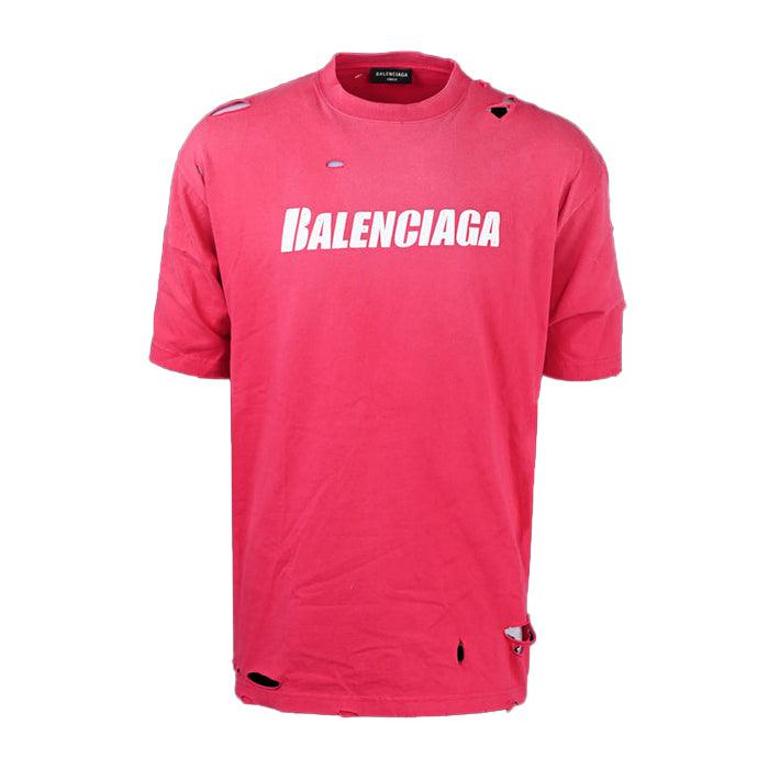 Balenciaga Destroy T-Shirt Rouge - HIDEOUT