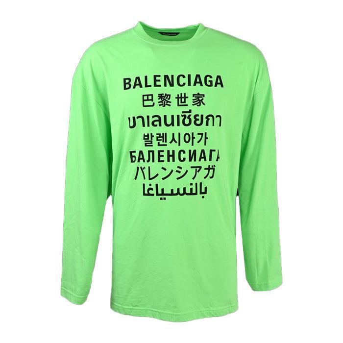 Balenciaga Longsleeve Vert - HIDEOUT