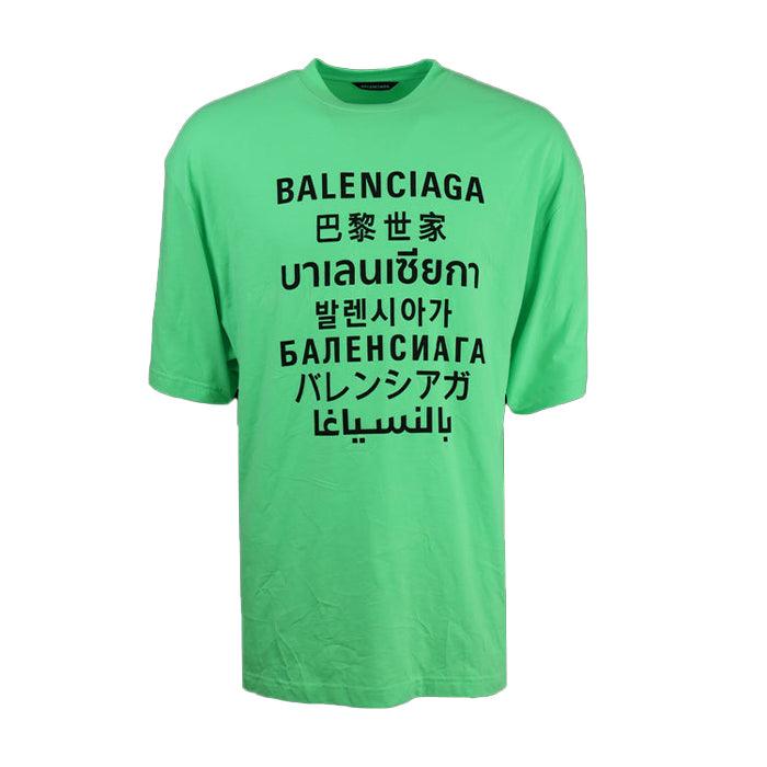 Balenciaga T-Shirt Vert - HIDEOUT