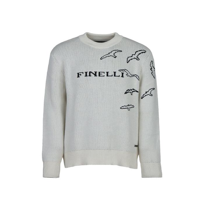 Finelli Birds Knit Sweater - HIDEOUT
