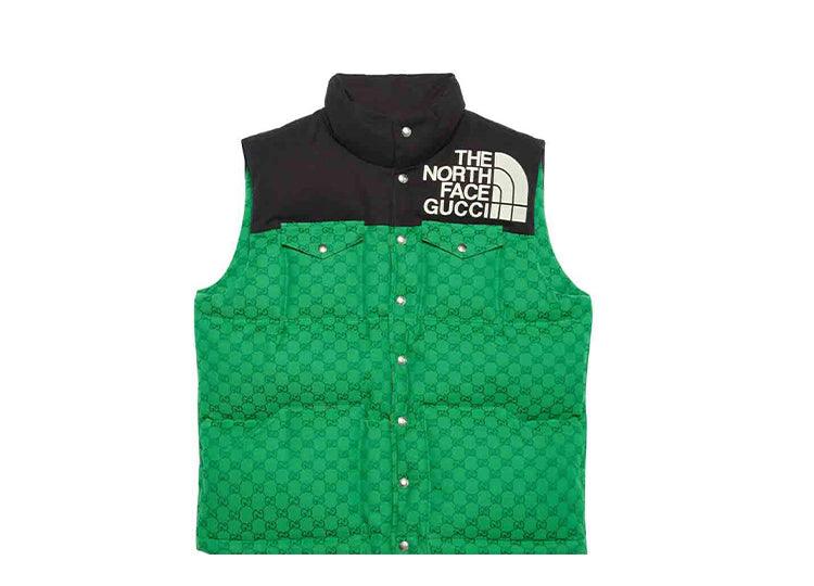 Gucci The North Face Padded Vest Green/Black - HIDEOUT