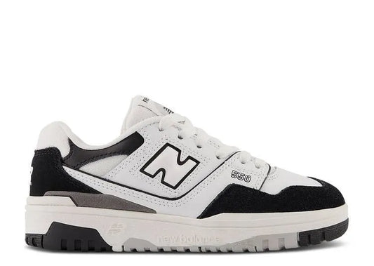 New Balance 550 White Black Rain Cloud - HIDEOUT