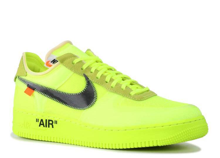 Nike Air Force 1 Low Off-White Volt - HIDEOUT