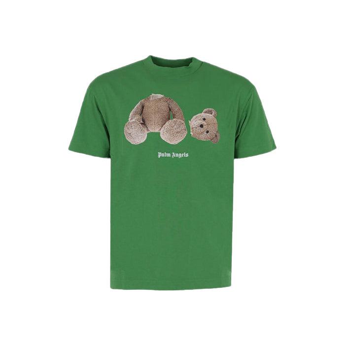 Palm Angels Bear T-Shirt Vert - HIDEOUT