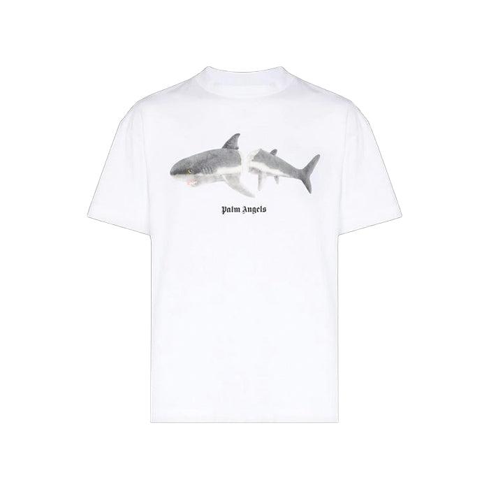 Palm Angels Shark T-Shirt Blanc - HIDEOUT